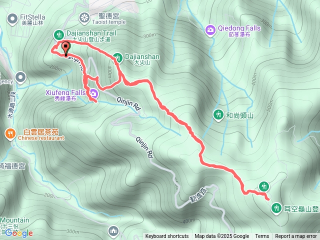 秀峰瀑布四分尾山大尖山o型預覽圖
