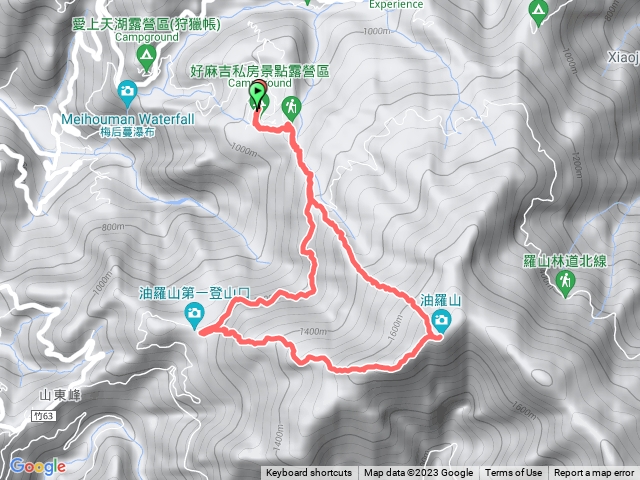 2023-05-24.油羅山西北峰➡️羅山林道➡️第一登山口➡️油羅山➡️第二登山口O繞