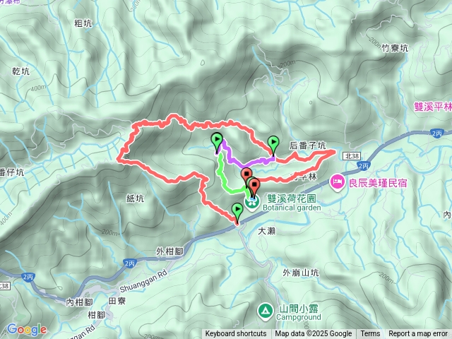 2025.12.21雙溪彎穹站～平林山～平湖東步道～后番子坑古道～后番子坑生態園區～東內平林山～上林山O行