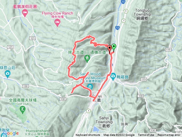 苗栗三義三通嶺-慈濟茶園六基石大O線（三義車站-竹圍山-長潭坑山-三通嶺-三義山-慈濟山-大坪山）
