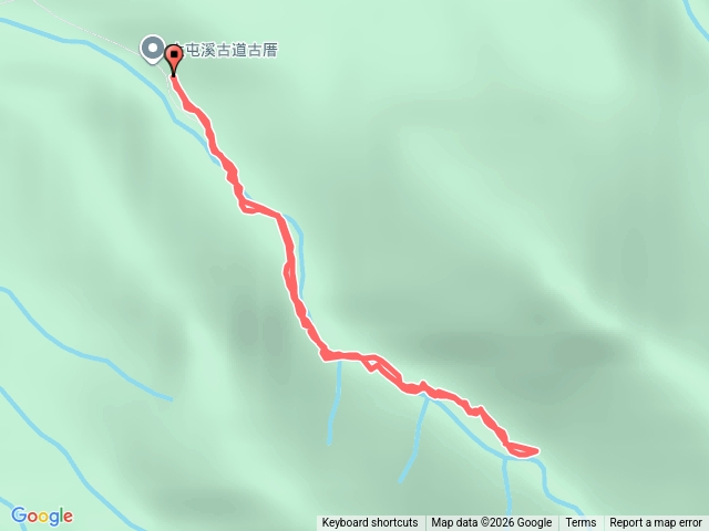 大屯溪古道，鞋子插水裡預覽圖