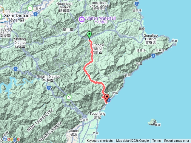 淡蘭古道中路(威惠廟到外澳, 公車火車接駁)預覽圖