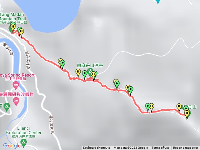 唐麻丹裡冷登山口（川澤拉麵登山自組）