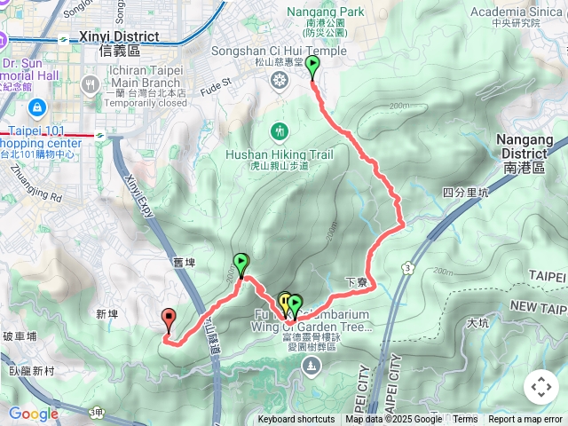 麗山橋步道樹梅古道妙高台山步道