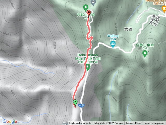 合歡山南峰主峰巡迴