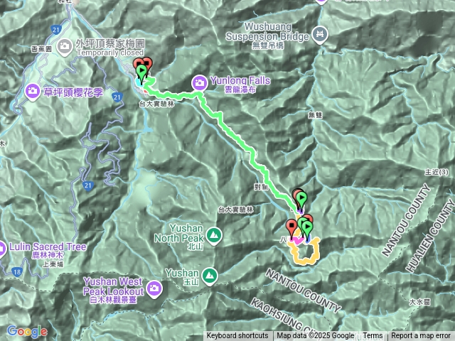 觀高山屋三天二夜（八通關山西峰、八通關山、八通關大草原）