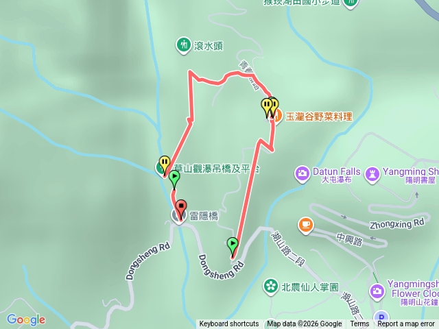 草山瀑布吊橋親子步道預覽圖