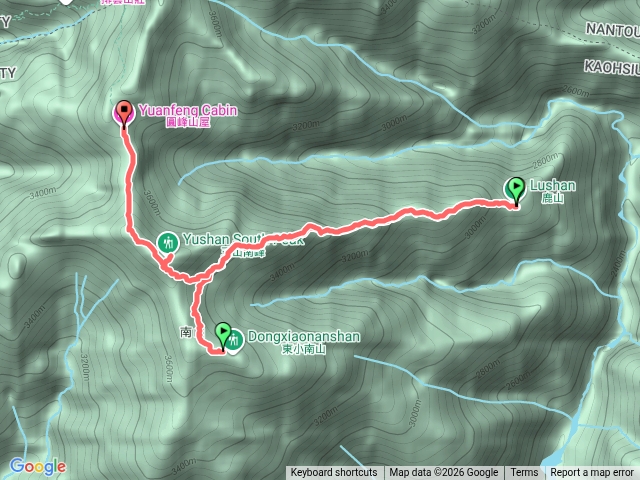 20260408玉後四D2：東小南山，鹿山，玉山南峰預覽圖
