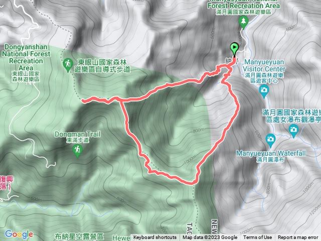 東眼山～拉卡山O型