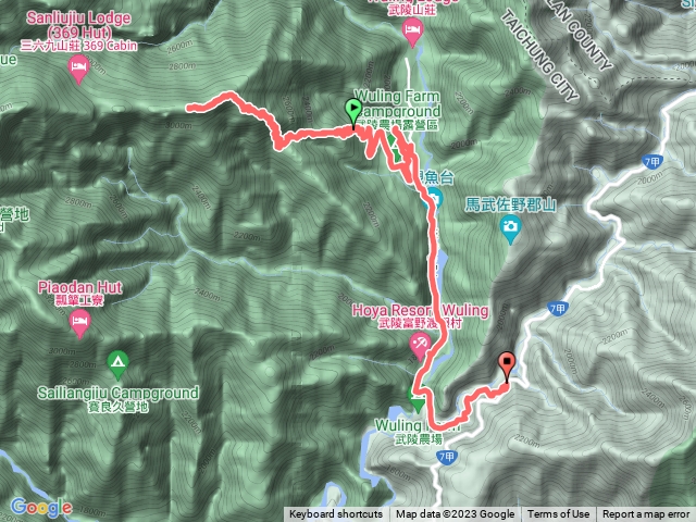 武陵農場到雪山東峰