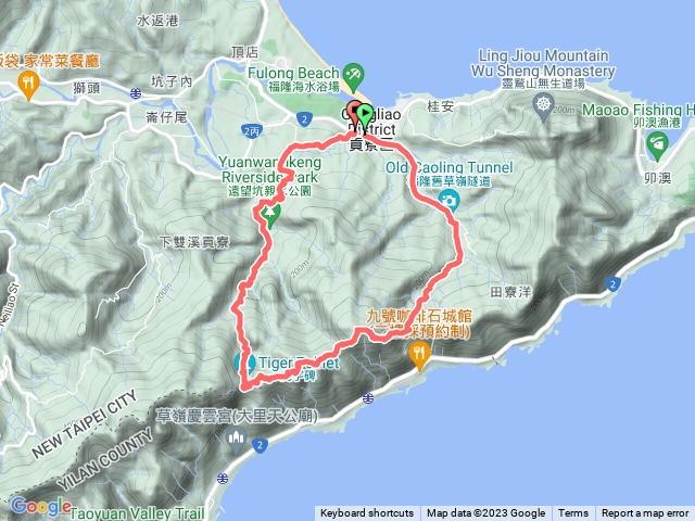 雪山尾陵南段+草嶺古道O型