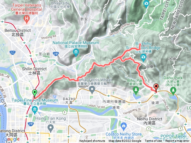 2022-0518_台北大縱走第五段（劍潭-文間山-忠勇山）+大崙頭山