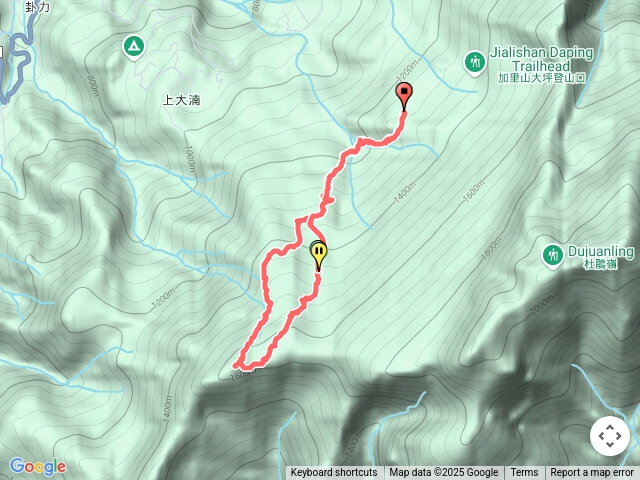加里山前山隘勇線上騰龍山