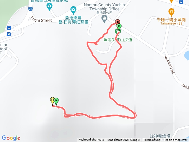 魚池尖登山步道