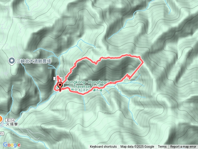 熊空越嶺古道-加九嶺山-熊空林道O型走預覽圖