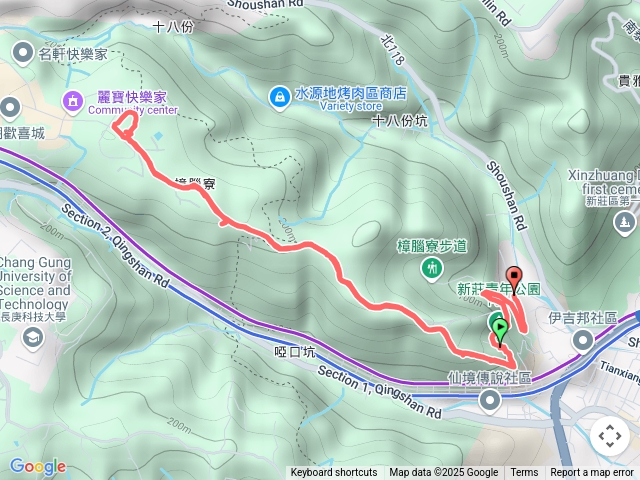 青年公園牡丹心步道