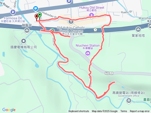 湖口畚箕窩溪步道-漢卿步道O型