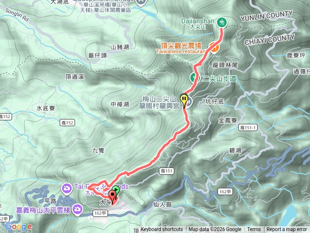 雲嘉五連峰