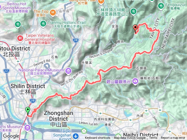2026.10.18 劍潭→聖人橋 (劍潭山預覽圖