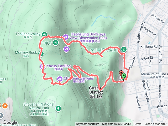 北壽山口&龍泉寺登山口