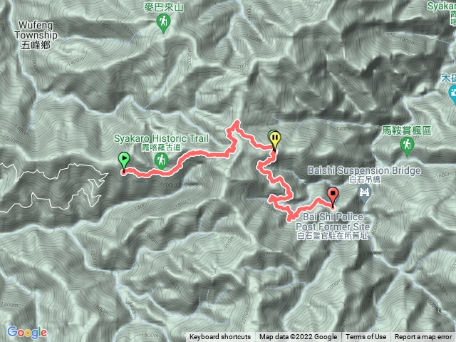 霞喀羅古道 | 清泉至白石