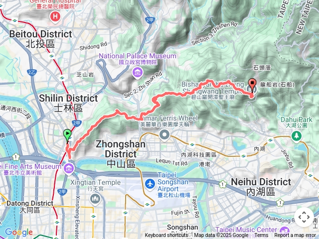 台北大縱走劍潭--碧山巖