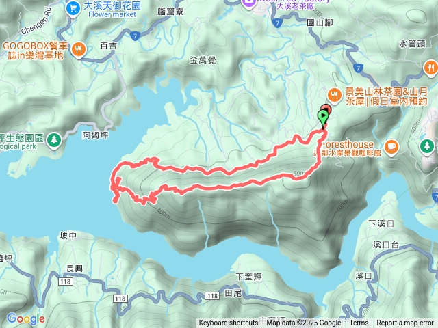 枕頭山古砲台歷史古道O型（包含薑母島約5分鐘搭船行程）