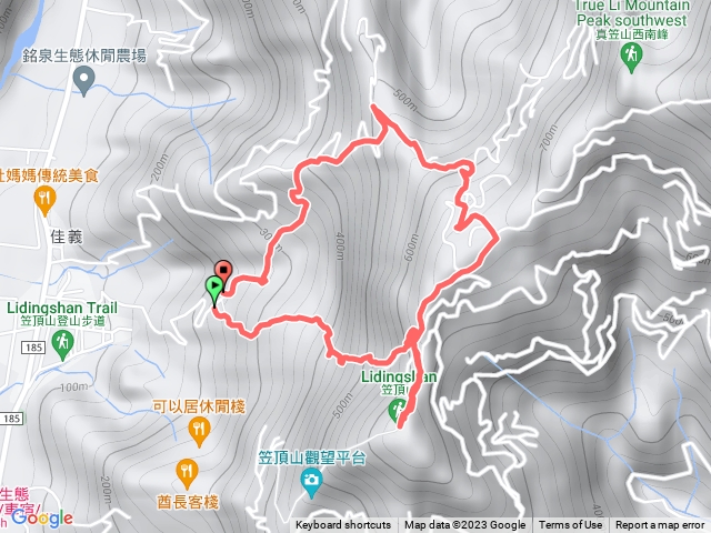 笠頂山4號上4號半下