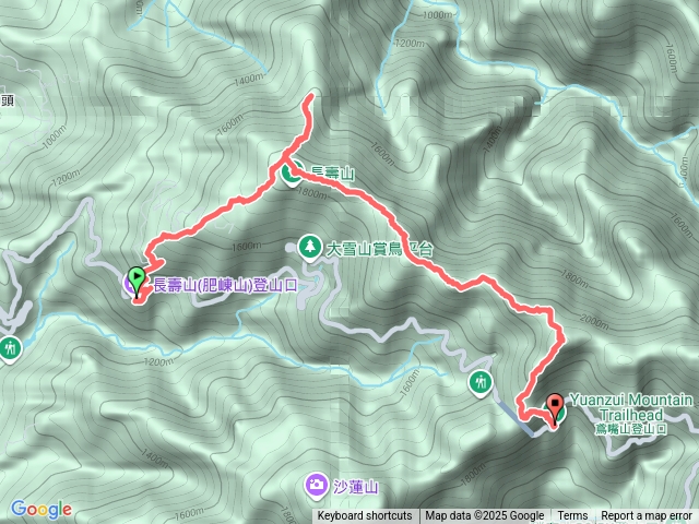 鳶嘴西稜線（大崠山、肥崠山及醜崠山連走鳶嘴山）