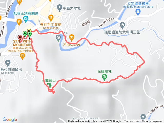 大坑南觀音山行程