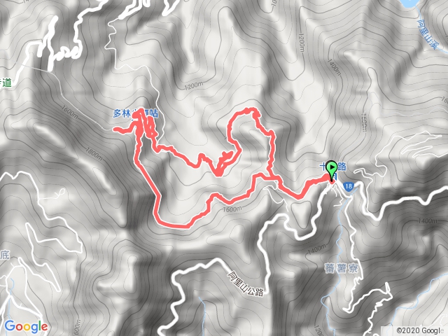 十字路走-多林-得恩雅納  O型環狀