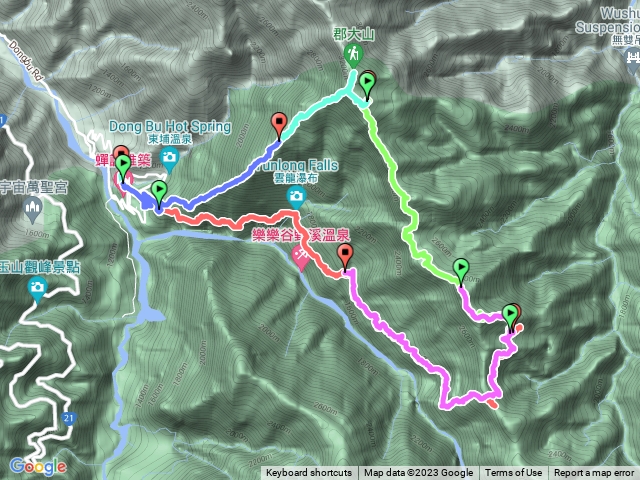 對關駐在所龍貓公車-郡大山-東埔O型縱走