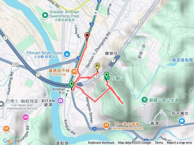 新店小獅山三峰(獅子壽亭.青年亭.長壽亭小獅頭山)