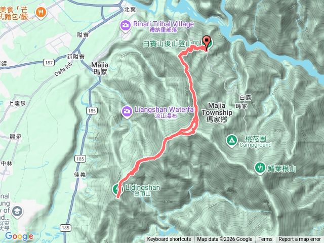 白賓山後山登山口走笠頂山預覽圖