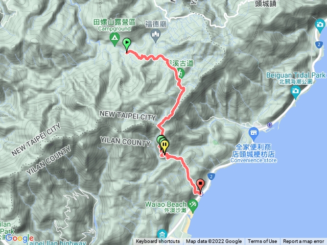 烏山越嶺出外澳