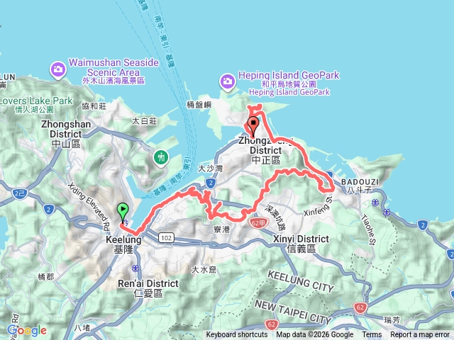 基隆炮台縱走預覽圖