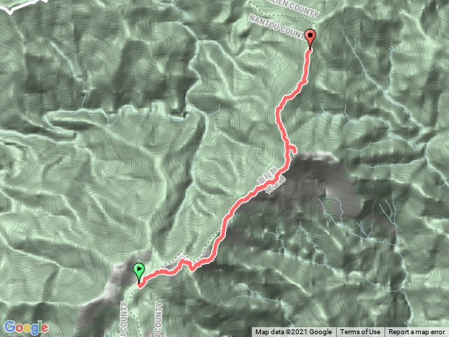 奇萊連峰北壁下屏風D2