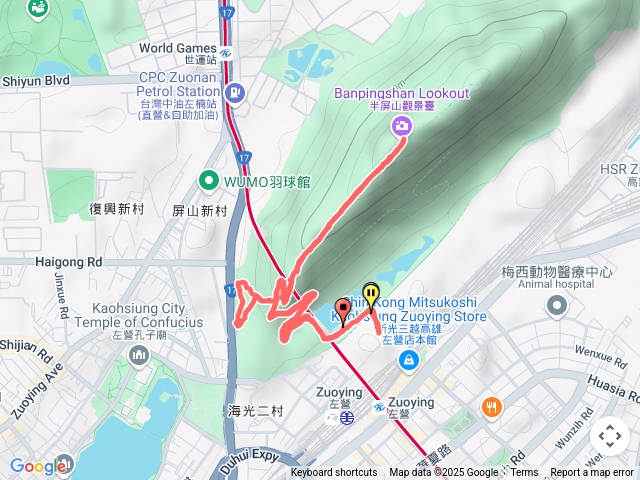魯蛋半屏山gpx
