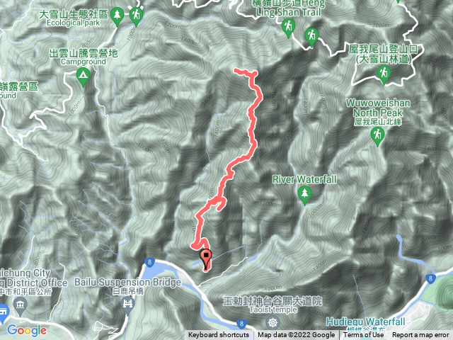 沙橫白逆行縱走來回