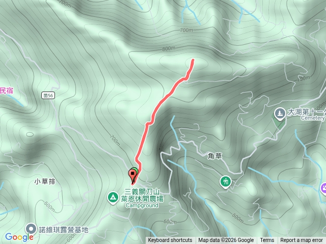 大草排造林護所-關刀山