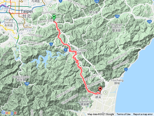 兩天一夜 野宿 淡蘭古道-南路 中轉 抹茶山 Tamsui-Kavalan trails 10-11 May 2021