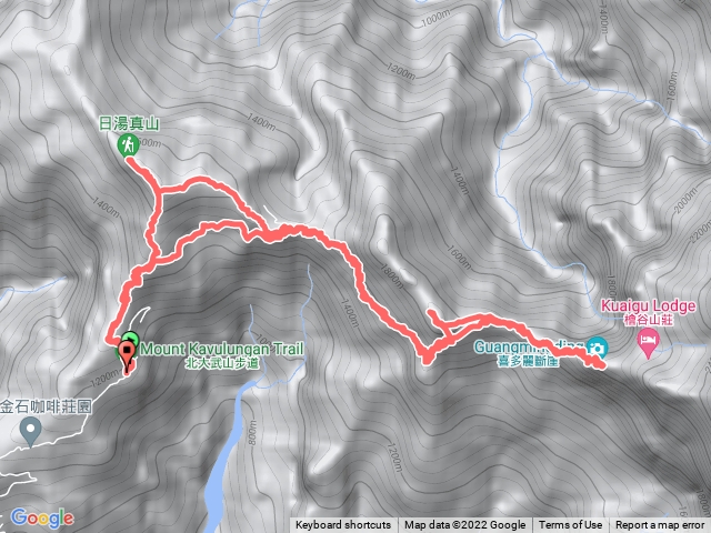 日湯真山+西大武山+喜多麗斷崖