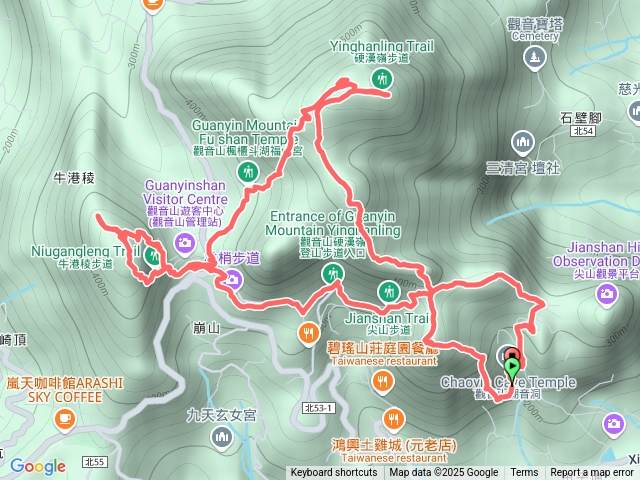 2025/2/16（新北五股）潮音洞、觀音山、硬漢嶺、牛港稜步道