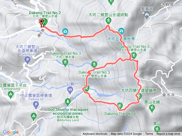 大坑2號,3-1,4號步道