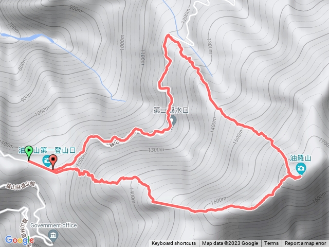 油羅山O型（一上二下）