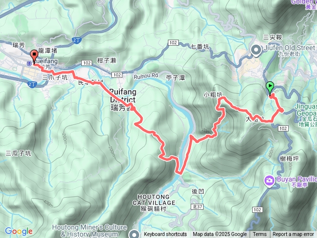 樹梅坪古道-小粗坑-瑞芳車站