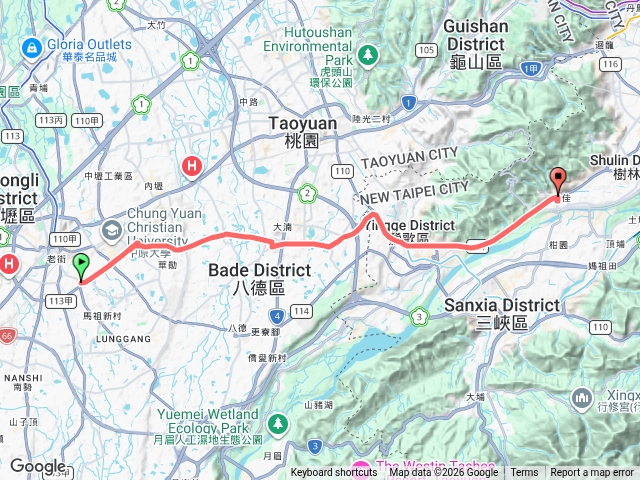 中壢到山佳預覽圖