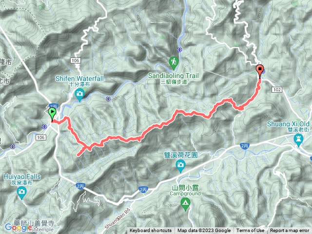 十牡縱走（十分至牡丹）