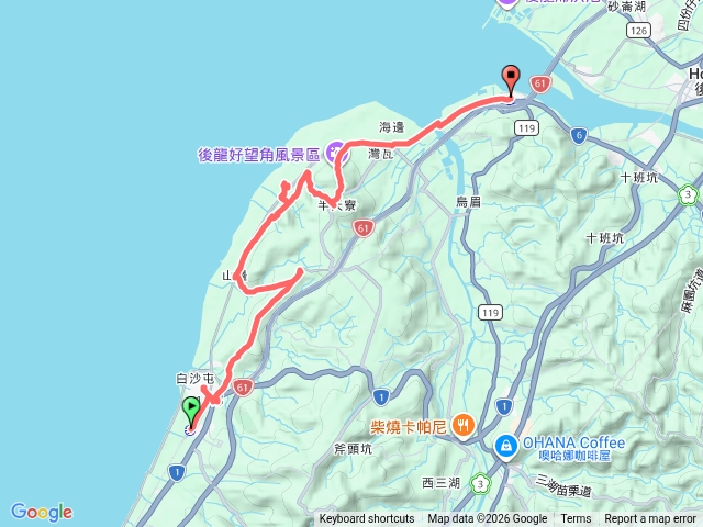 白沙屯➡️龍港健行～白龍縱走