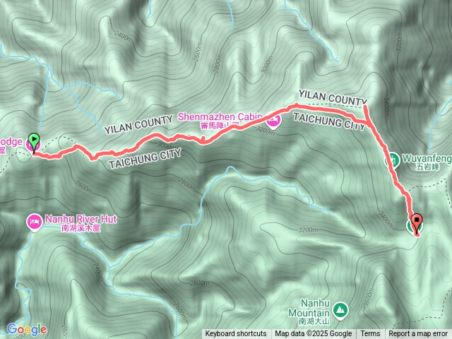 北一段(D2雲稜南湖圈谷)